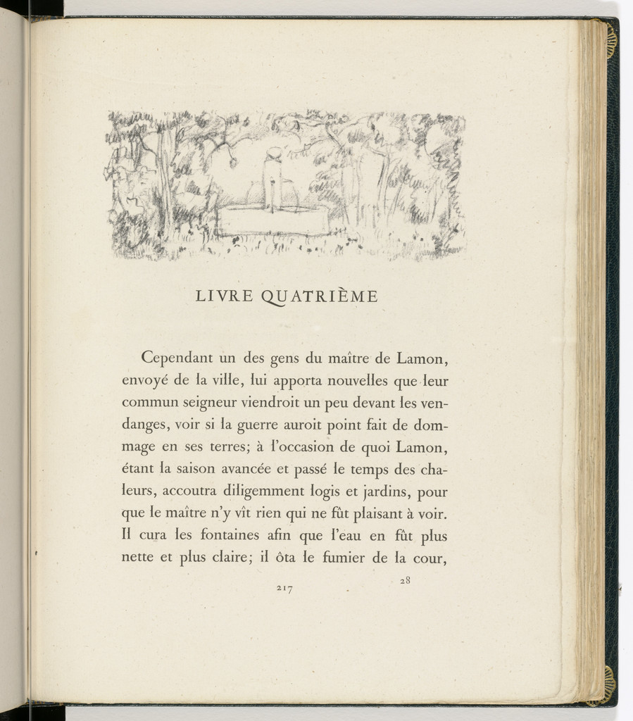 Headpiece (page 217) from Daphnis et Chloé