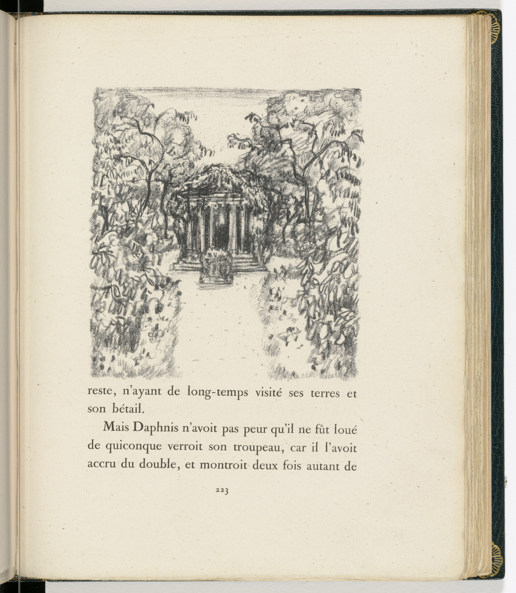 Pierre Bonnard. In-text plate (page 223) from Daphnis et Chloé