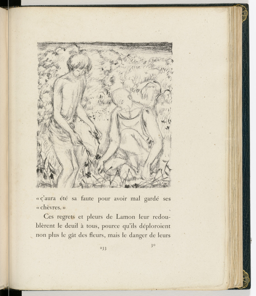 In-text plate (page 233) from Daphnis et Chloé