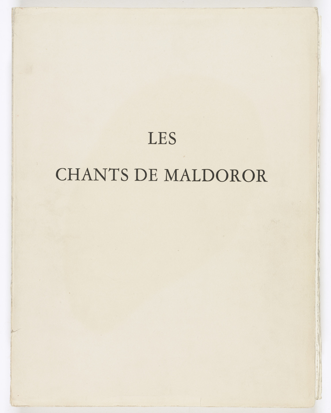 Salvador Dalí. Les Chants de Maldoror (The Songs of Maldoror). 1934