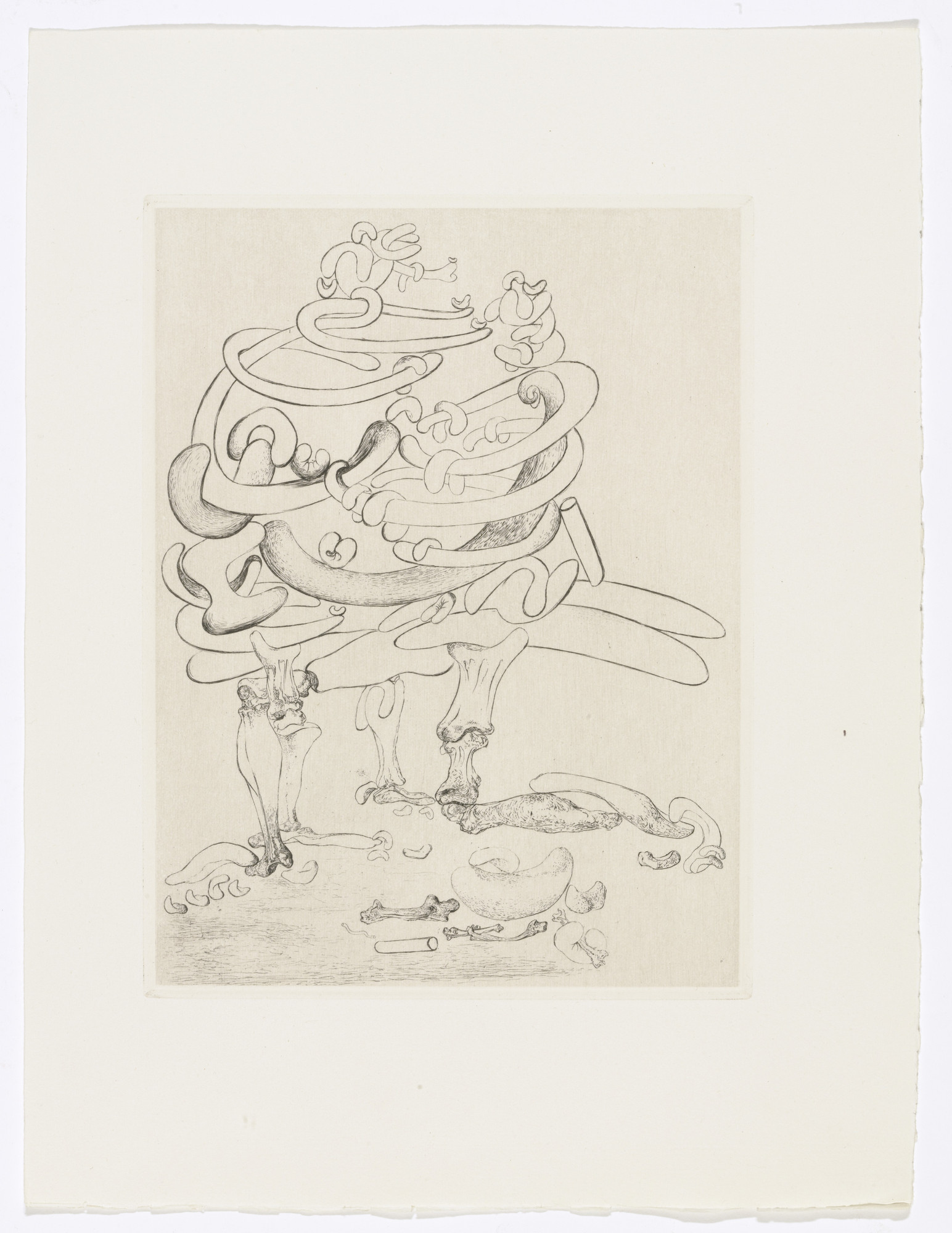 Salvador Dalí. Plate (facing page 40) from Les Chants de Maldoror (The Songs of Maldoror)