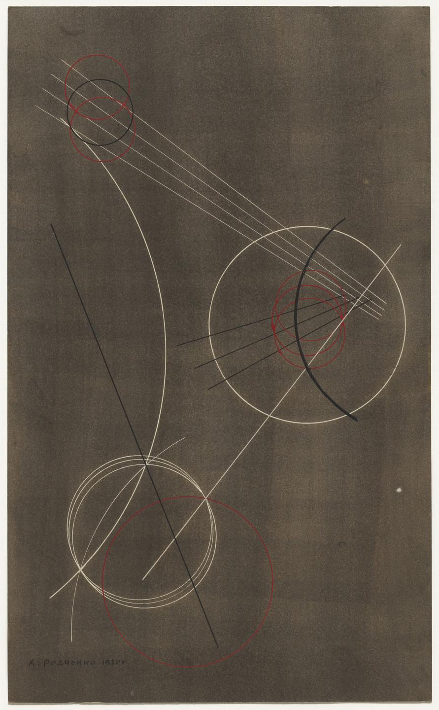 Aleksandr Rodchenko. Line Construction. 1920