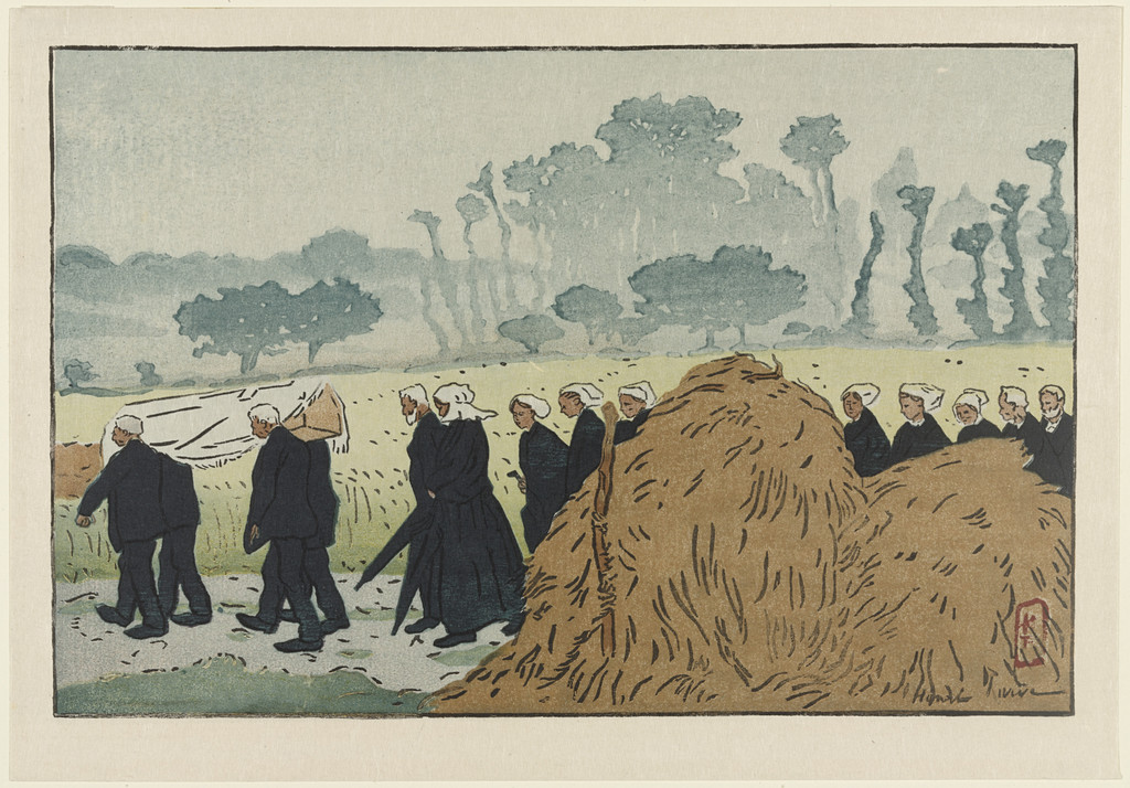 Enterrement à Trestraou (Burial at Trestraou)