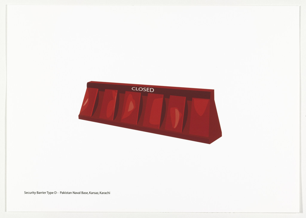 Security Barrier Type D from Security Barriers A-L, Bani Abidi, 2008