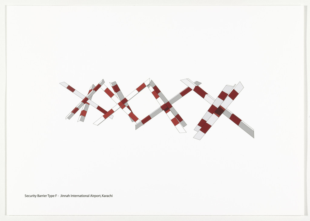 Security Barrier Type F from Security Barriers A-L, Bani Abidi, 2008