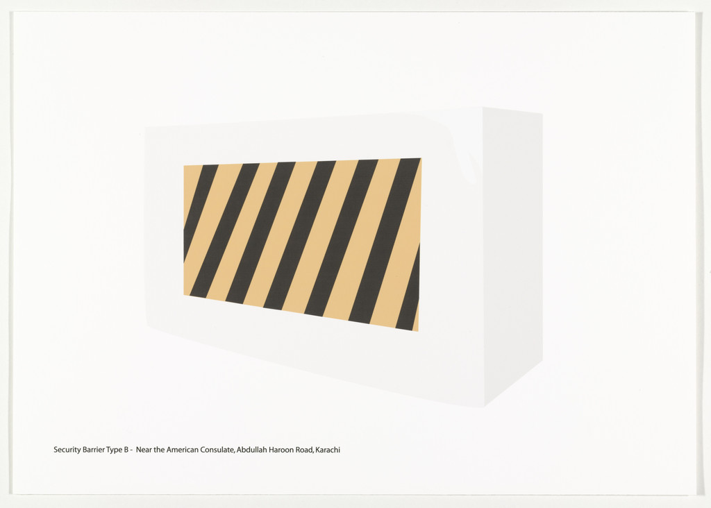 Securtiy Barrier Type B from Security Barriers A-L, Bani Abidi, 2008