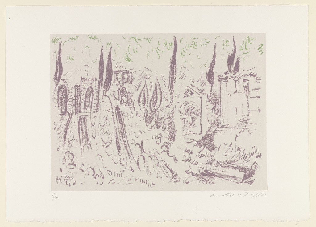 Pompei III, André Masson, 1958