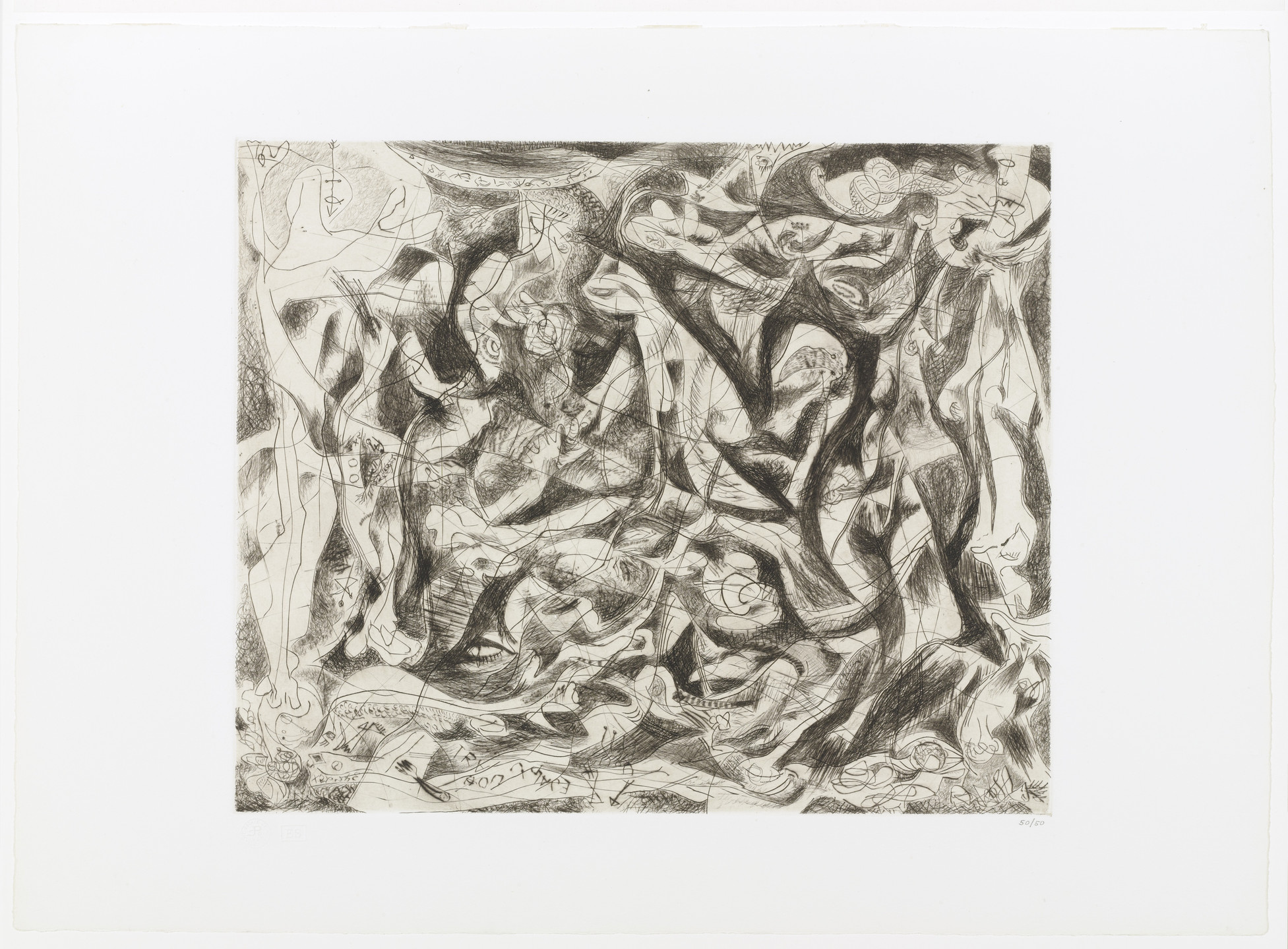 Jackson Pollock. Untitled (4). 1934–1967