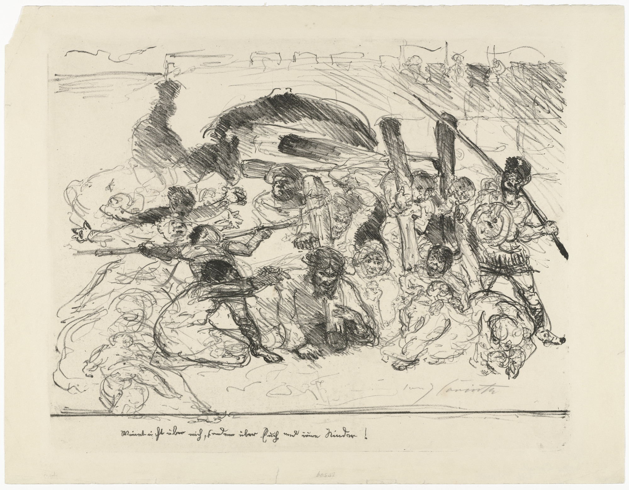Lovis Corinth. Christ Bearing the Cross II