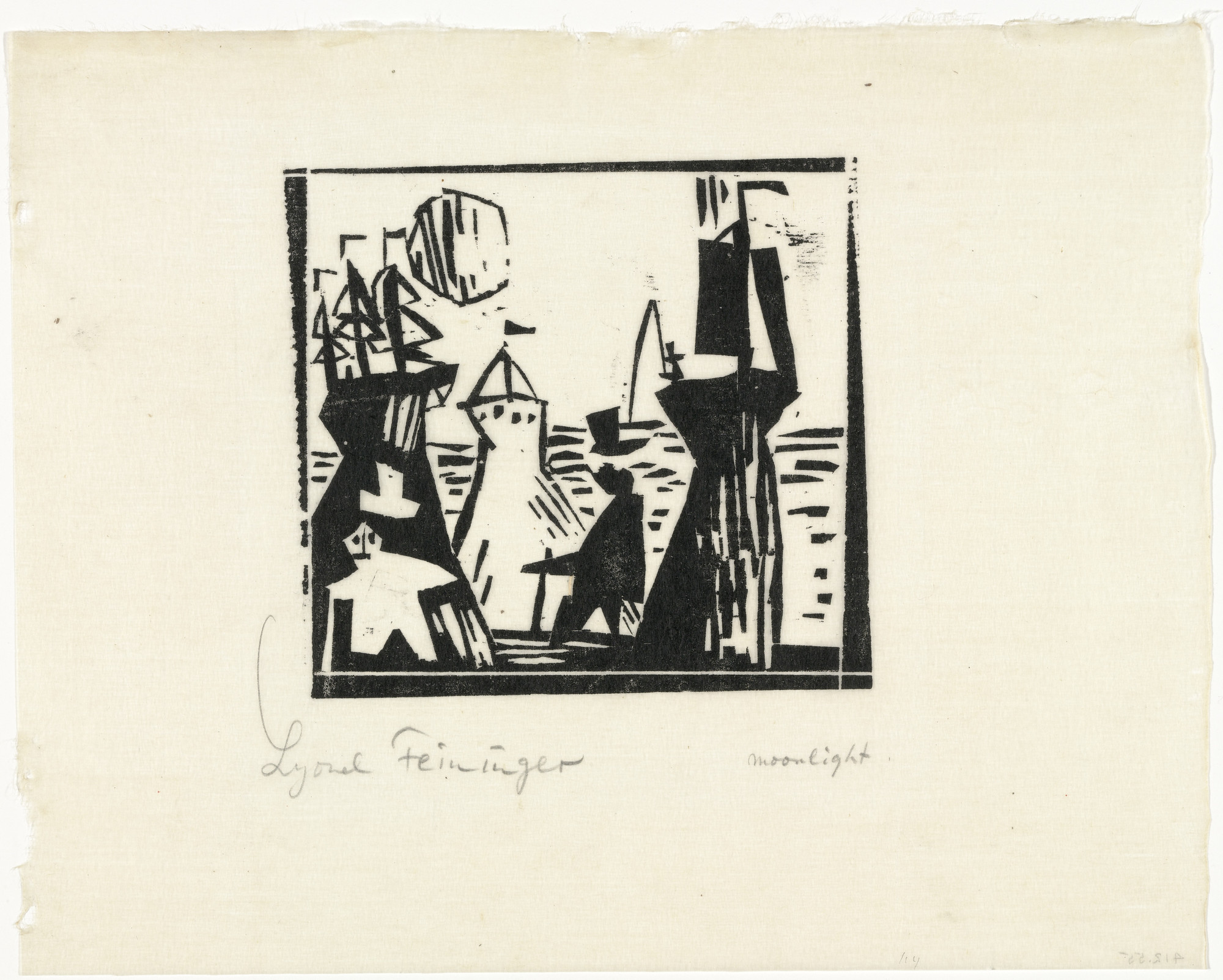 Lyonel Feininger. Moonlight (Mondschein)
