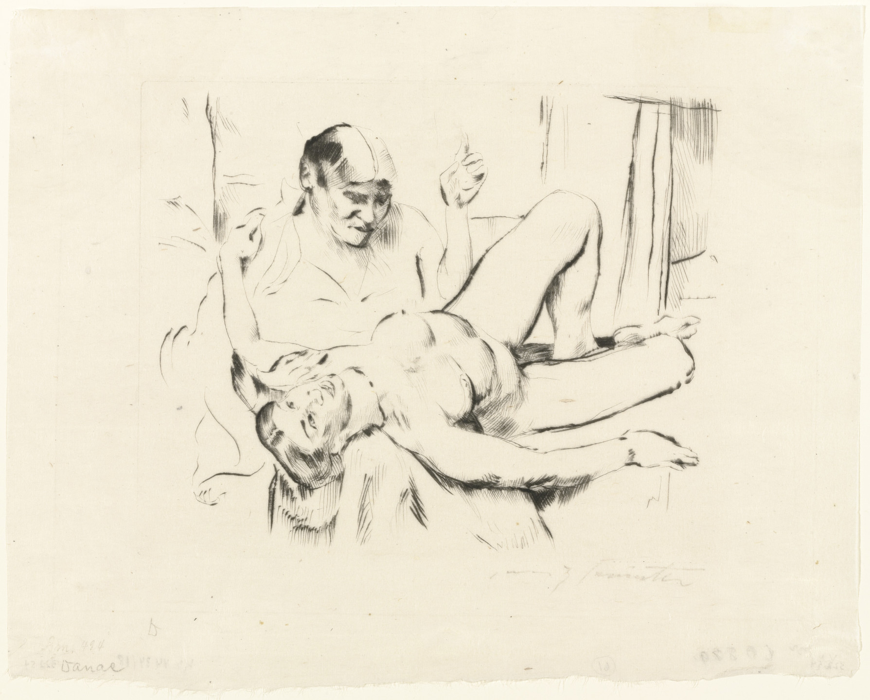 Lovis Corinth. Prophecy (Weissagung). (1914)