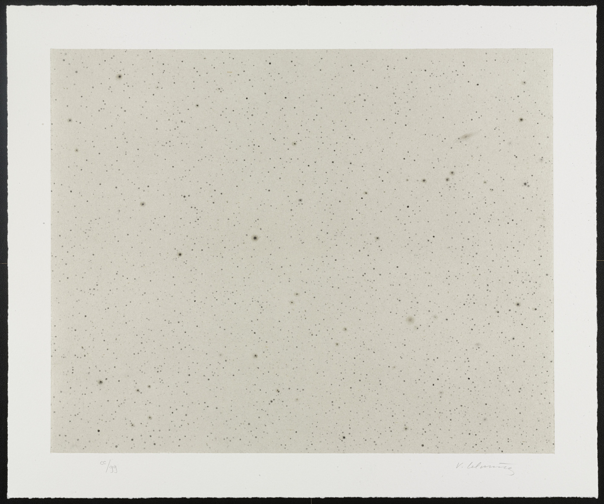 Vija Celmins. Untitled from The Stars