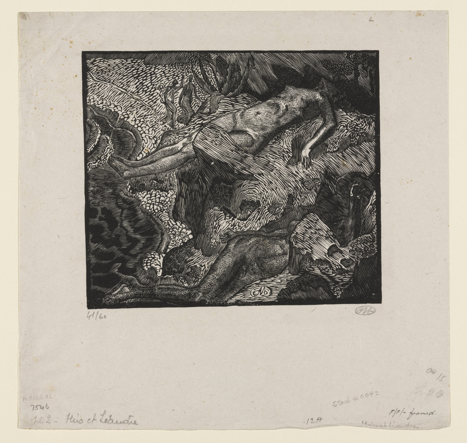 Aristide Maillol. Hero and Leander. 1893