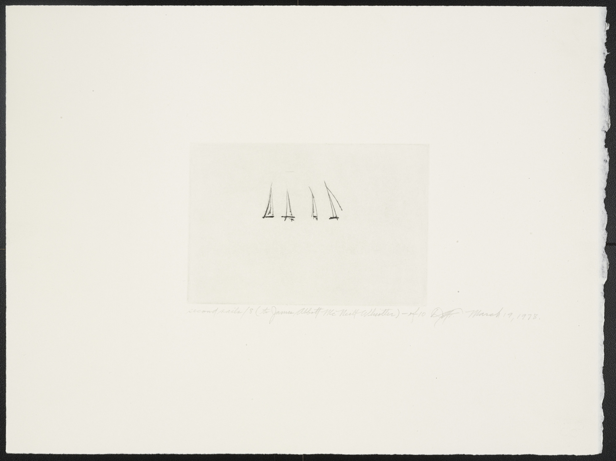 Dan Flavin. Second Sails 8 from Second Sails (To James Abbott McNeill Whistler)