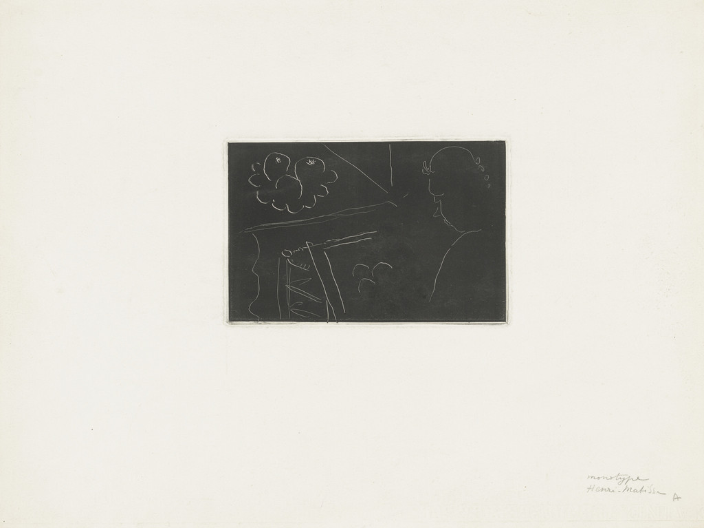 Interior: Young Woman Drawing Fruit (Interieur: jeune femme dessinant des fruits)
