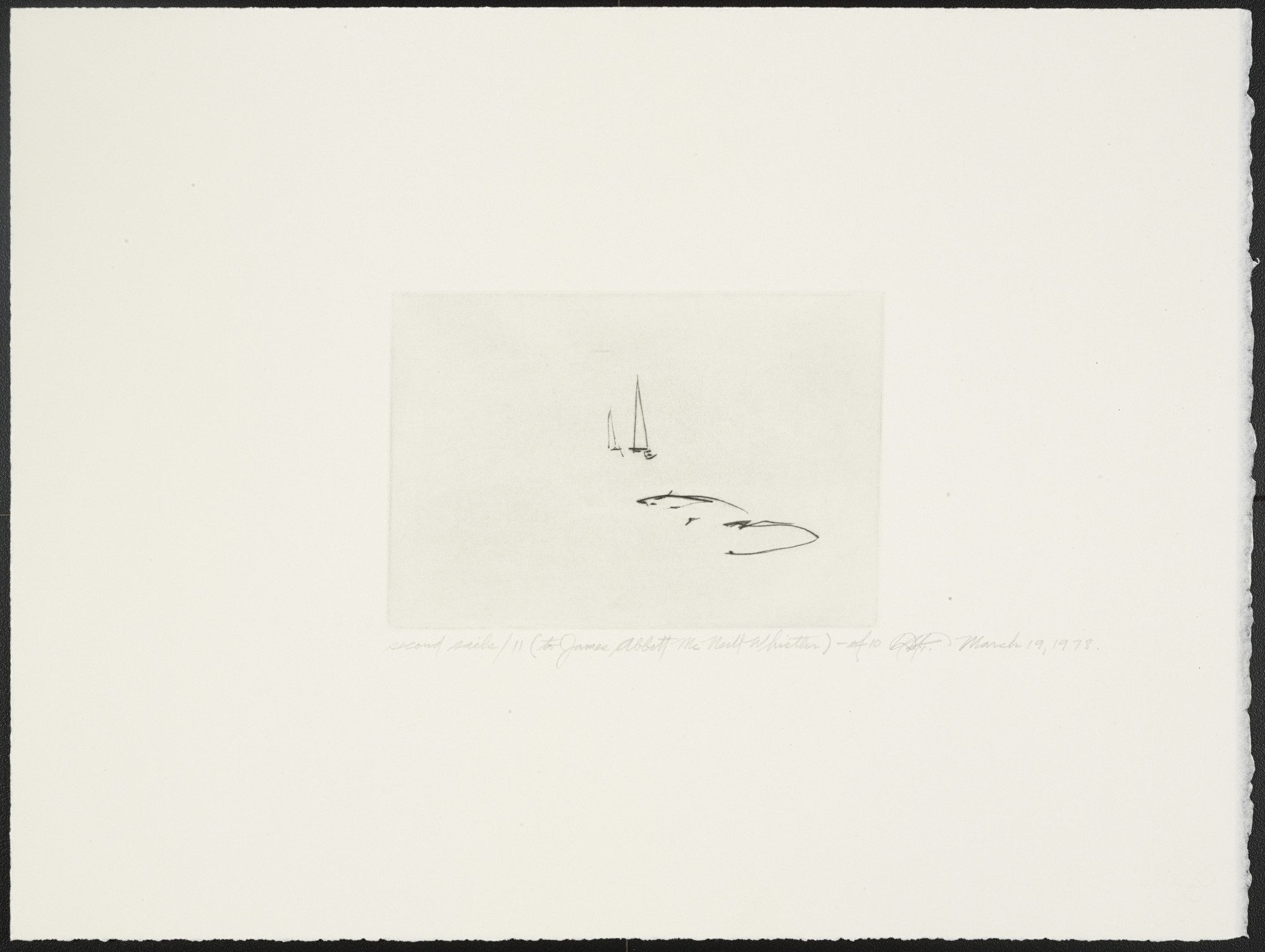 Dan Flavin. Second Sails 11 from Second Sails (To James Abbott McNeill Whistler)