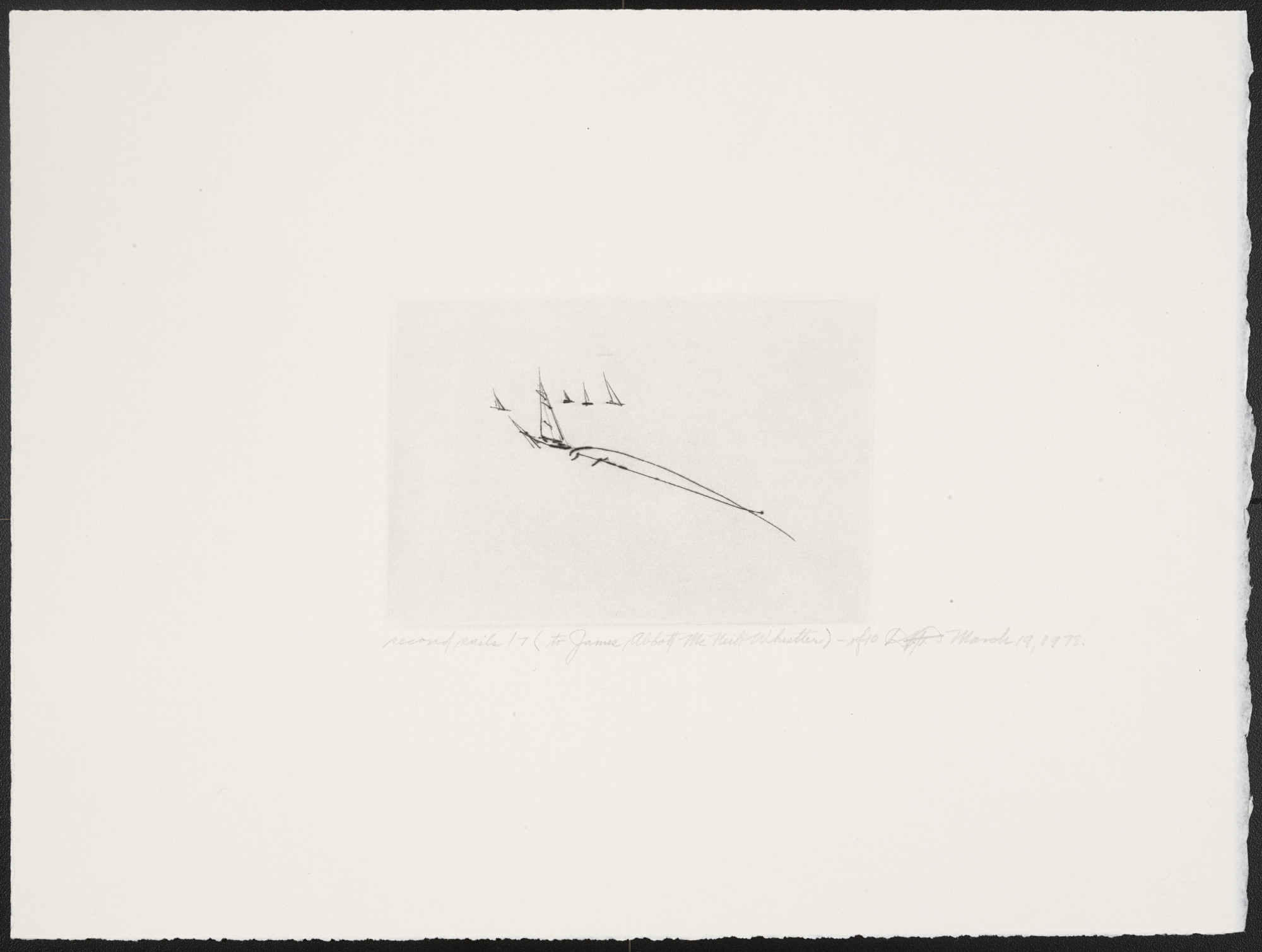 Dan Flavin. Second Sails 7 from Second Sails (To James Abbott McNeill Whistler)