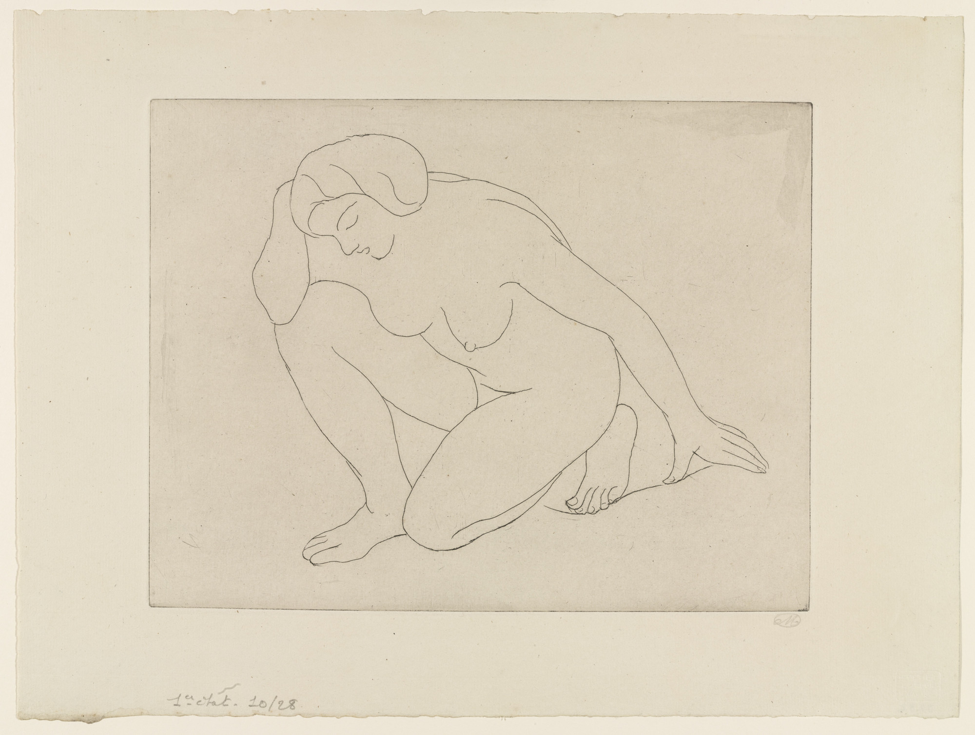 Aristide Maillol. Crouching Woman