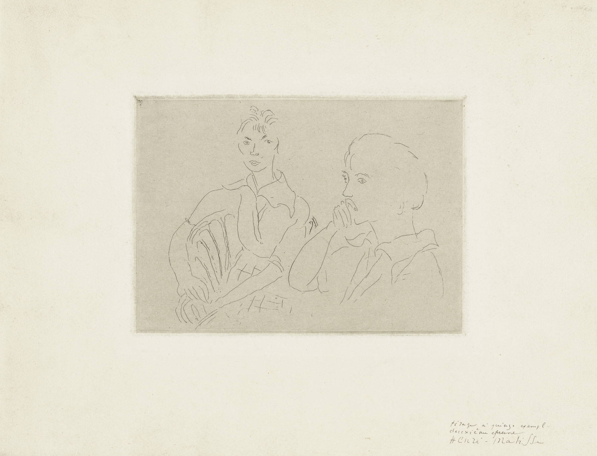 Henri Matisse. Double Portrait of Josette Gris (Double portrait de Josette Gris)