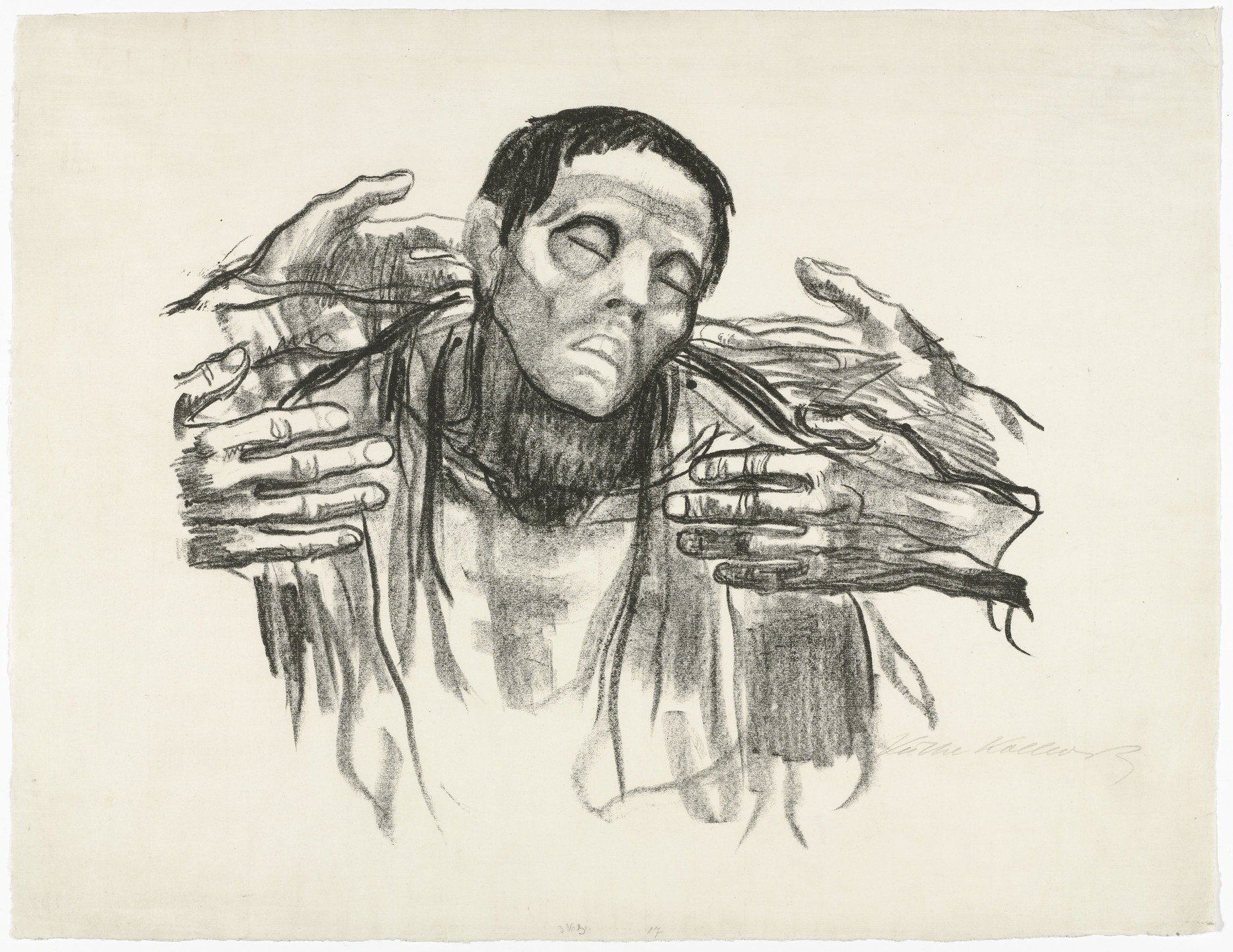 Käthe Kollwitz. Help Russia (Helft Russland). 1921