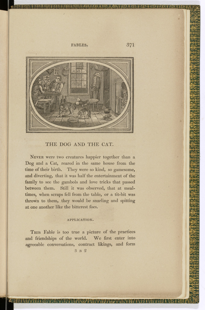 Headpiece (page 371) from The Fables of Aesop