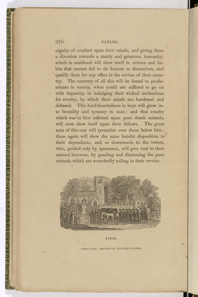 Tailpiece (page 376) from The Fables of Aesop