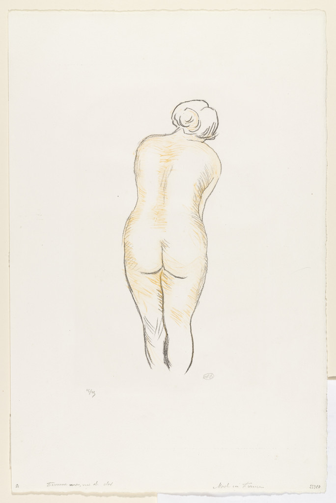Back of a Nude Woman (Femme nue de dos)