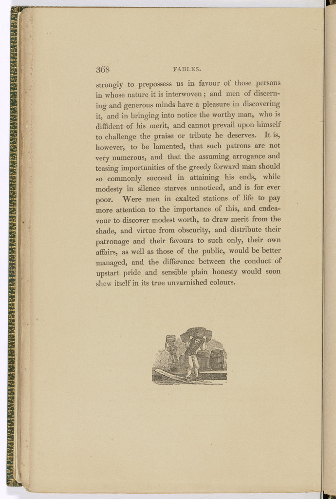 Tailpiece (page 368) from The Fables of Aesop