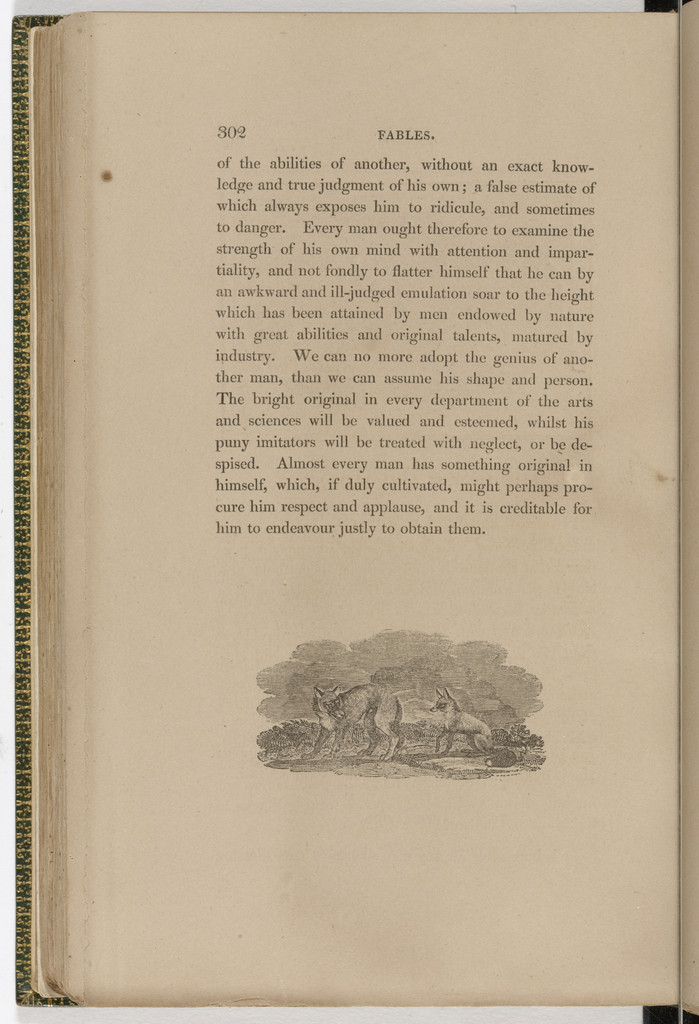 Tailpiece (page 302) from The Fables of Aesop