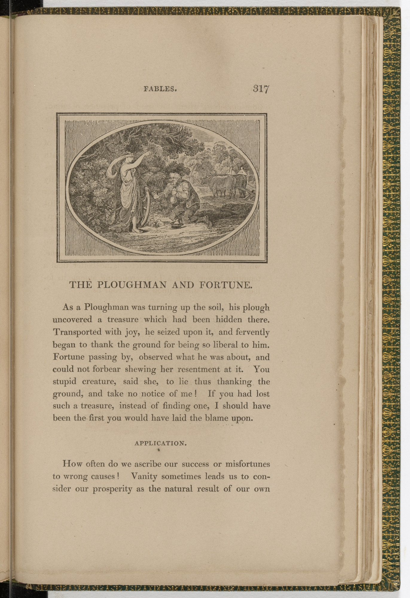 Thomas Bewick. Headpiece (page 317) from The Fables of Aesop