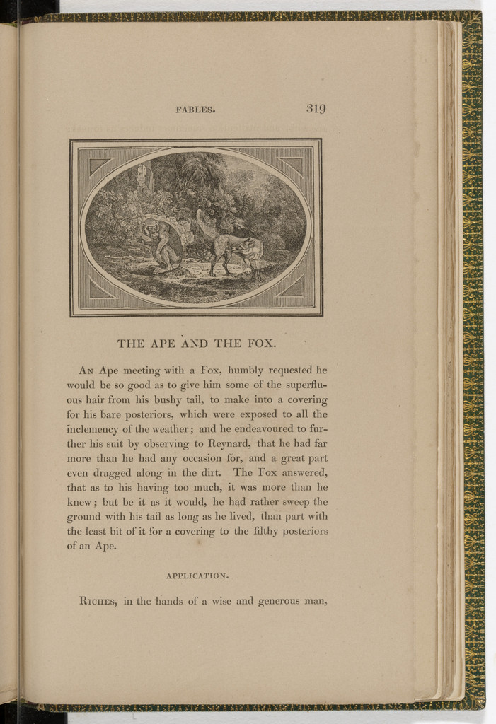 Headpiece (page 319) from The Fables of Aesop