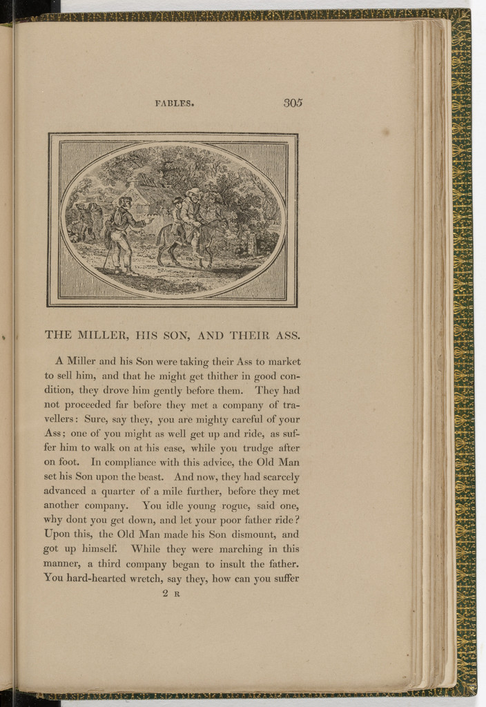 Headpiece (page 305) from The Fables of Aesop