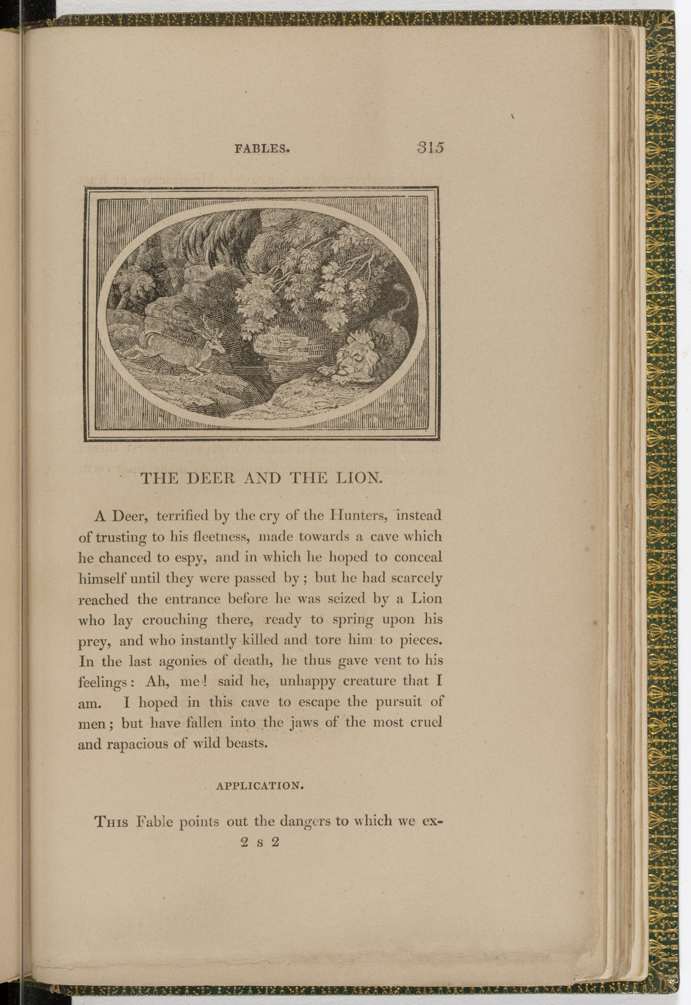 Thomas Bewick. Headpiece (page 315) from The Fables of Aesop