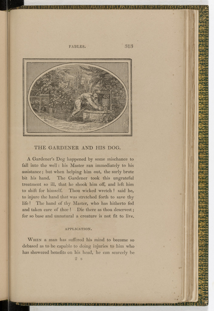 Headpiece (page 313) from The Fables of Aesop