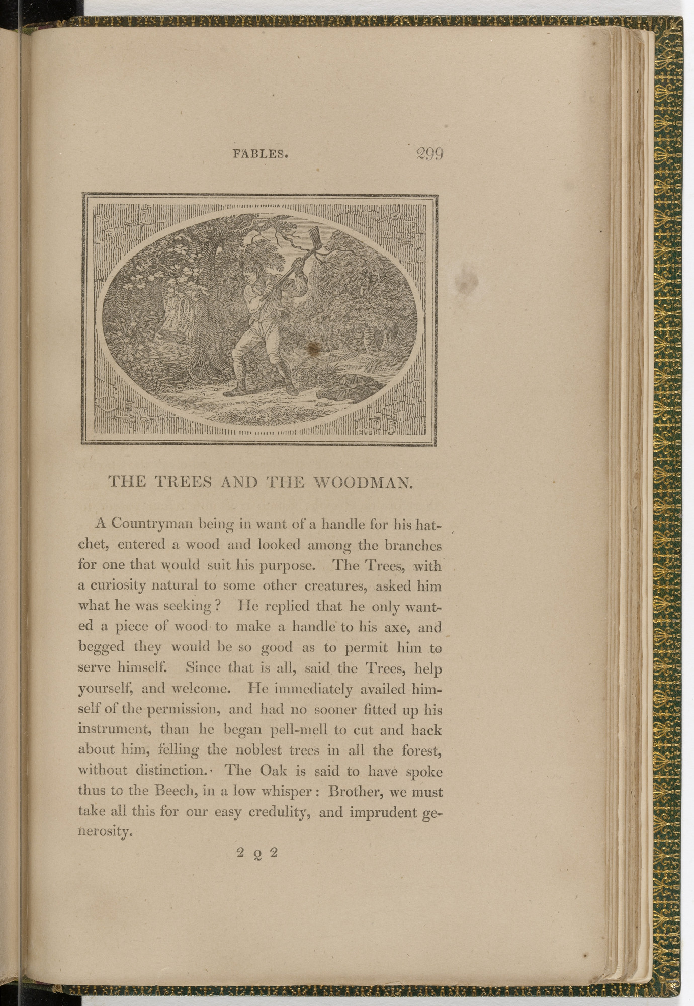 Thomas Bewick. Headpiece (page 299) from The Fables of Aesop