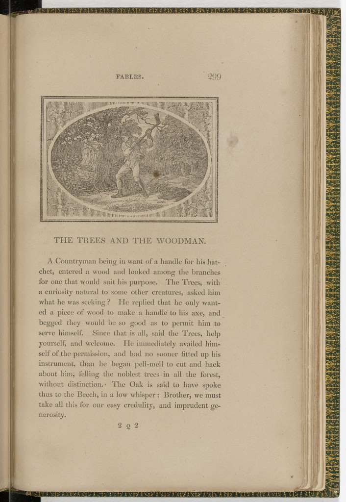 Headpiece (page 299) from The Fables of Aesop