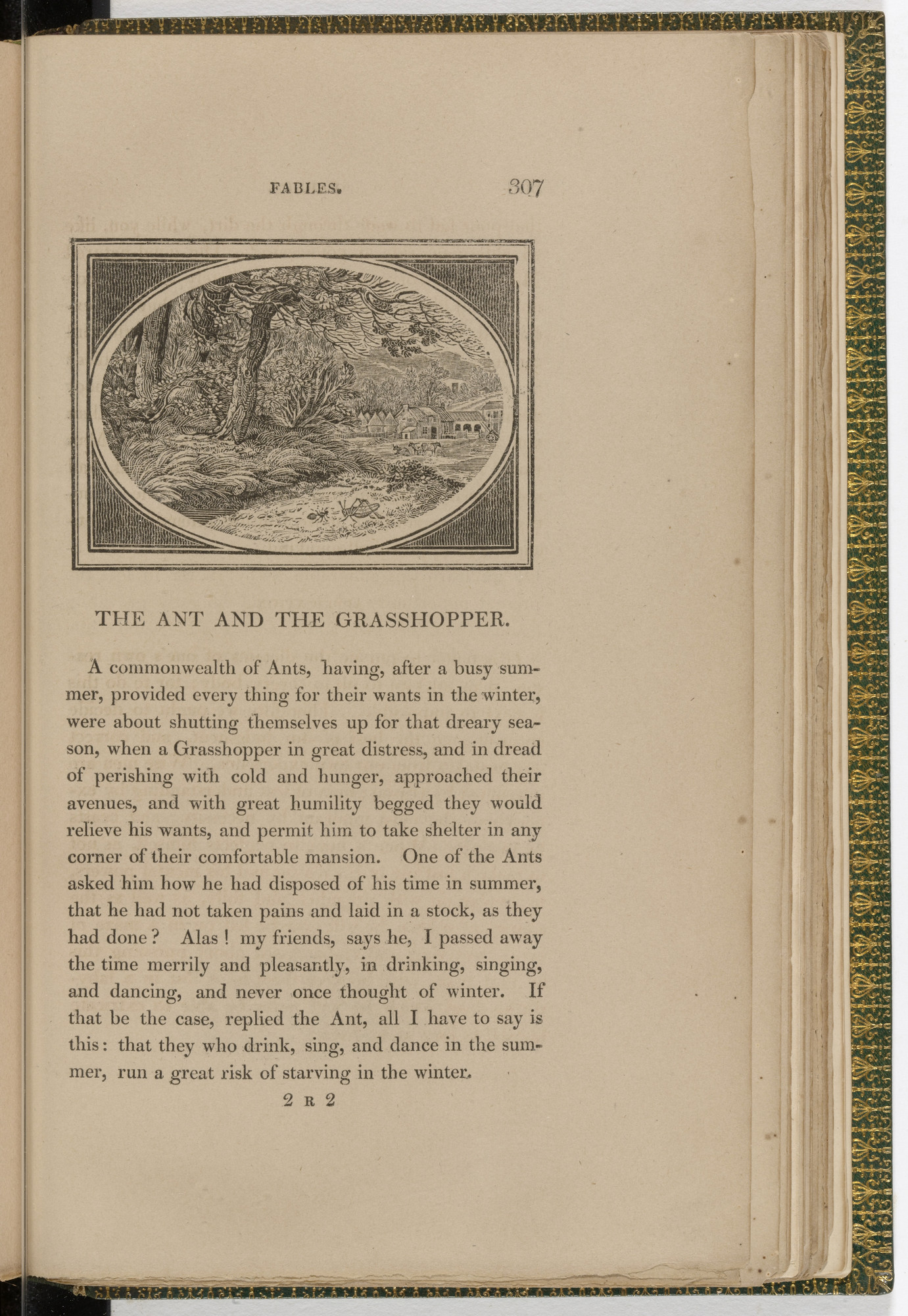 Thomas Bewick. Headpiece (page 307) from The Fables of Aesop