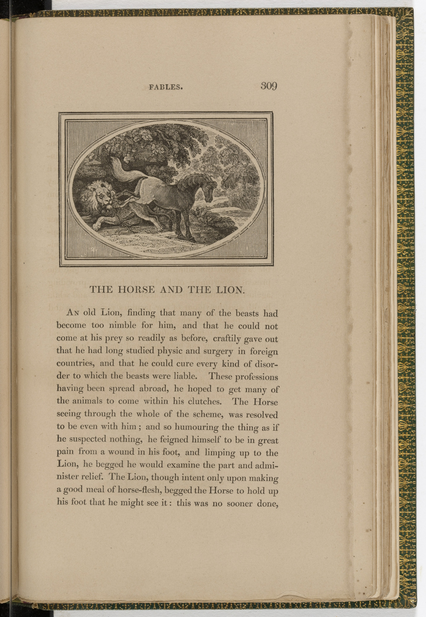 Thomas Bewick. Headpiece (page 309) from The Fables of Aesop