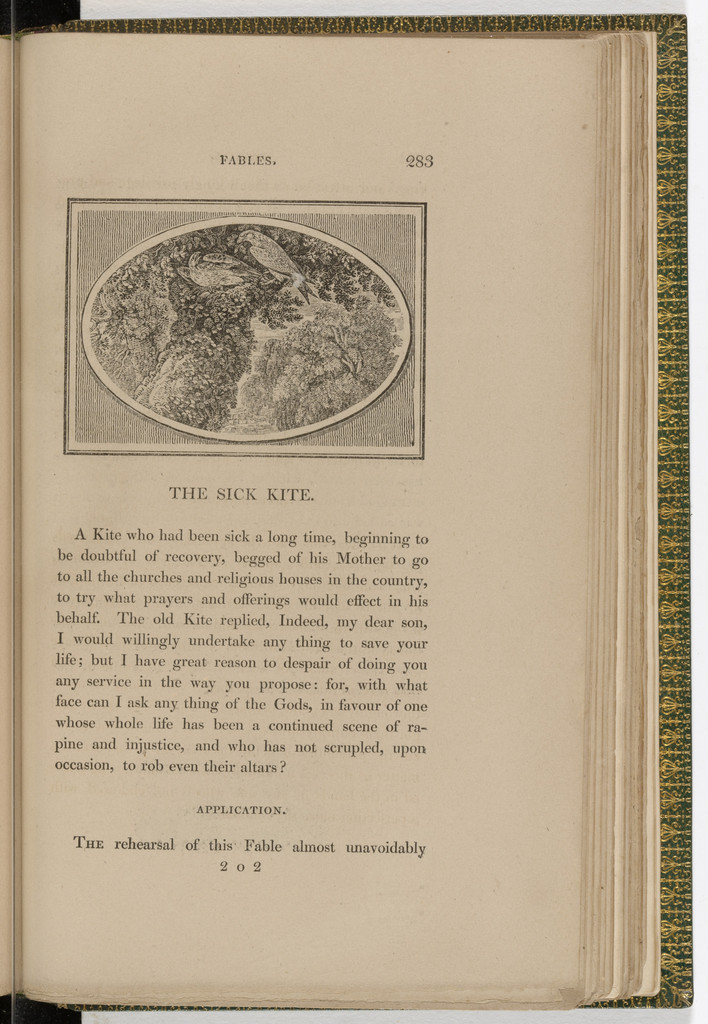 Headpiece (page 283) from The Fables of Aesop