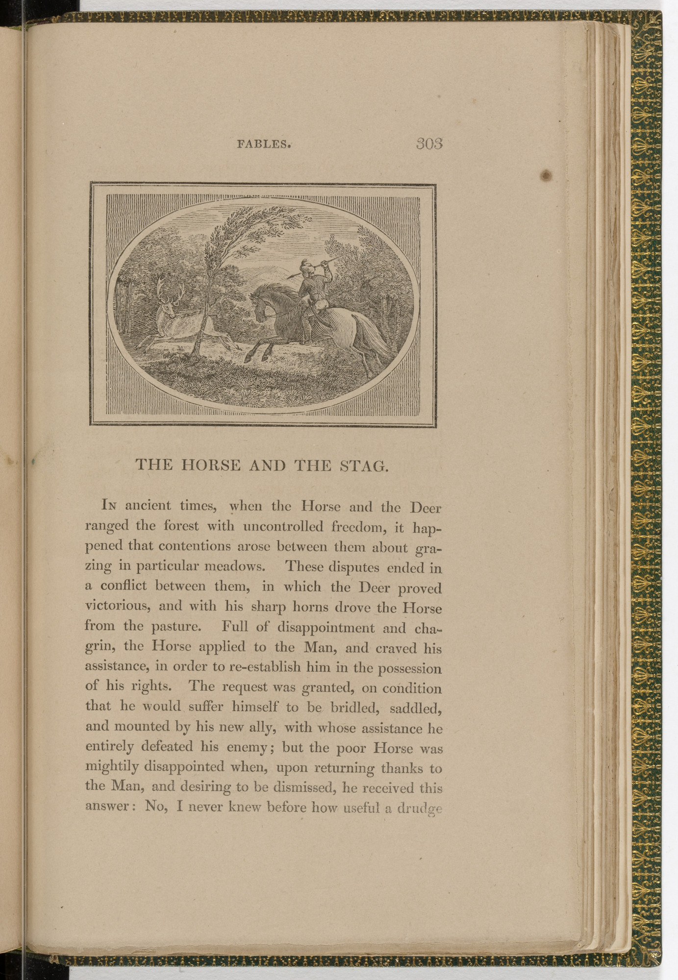 Thomas Bewick. Headpiece (page 303) from The Fables of Aesop