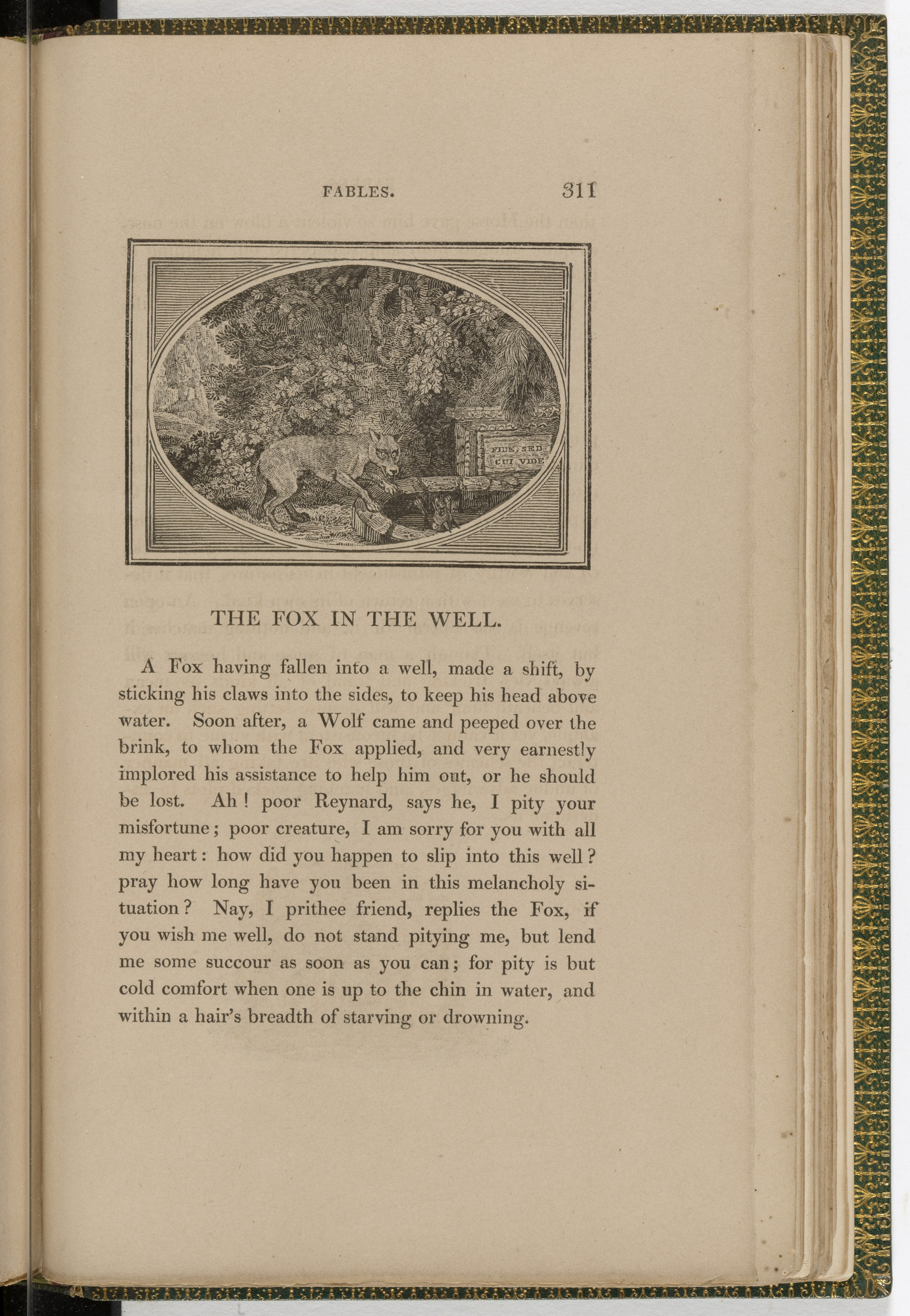 Thomas Bewick. Headpiece (page 311) from The Fables of Aesop