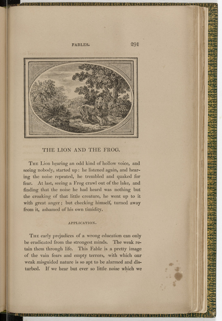 Headpiece (page 291) from The Fables of Aesop