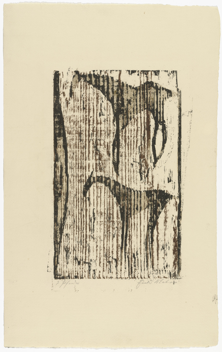 Ewald Mataré. Two Horses (Zwei Pferde). (1949)