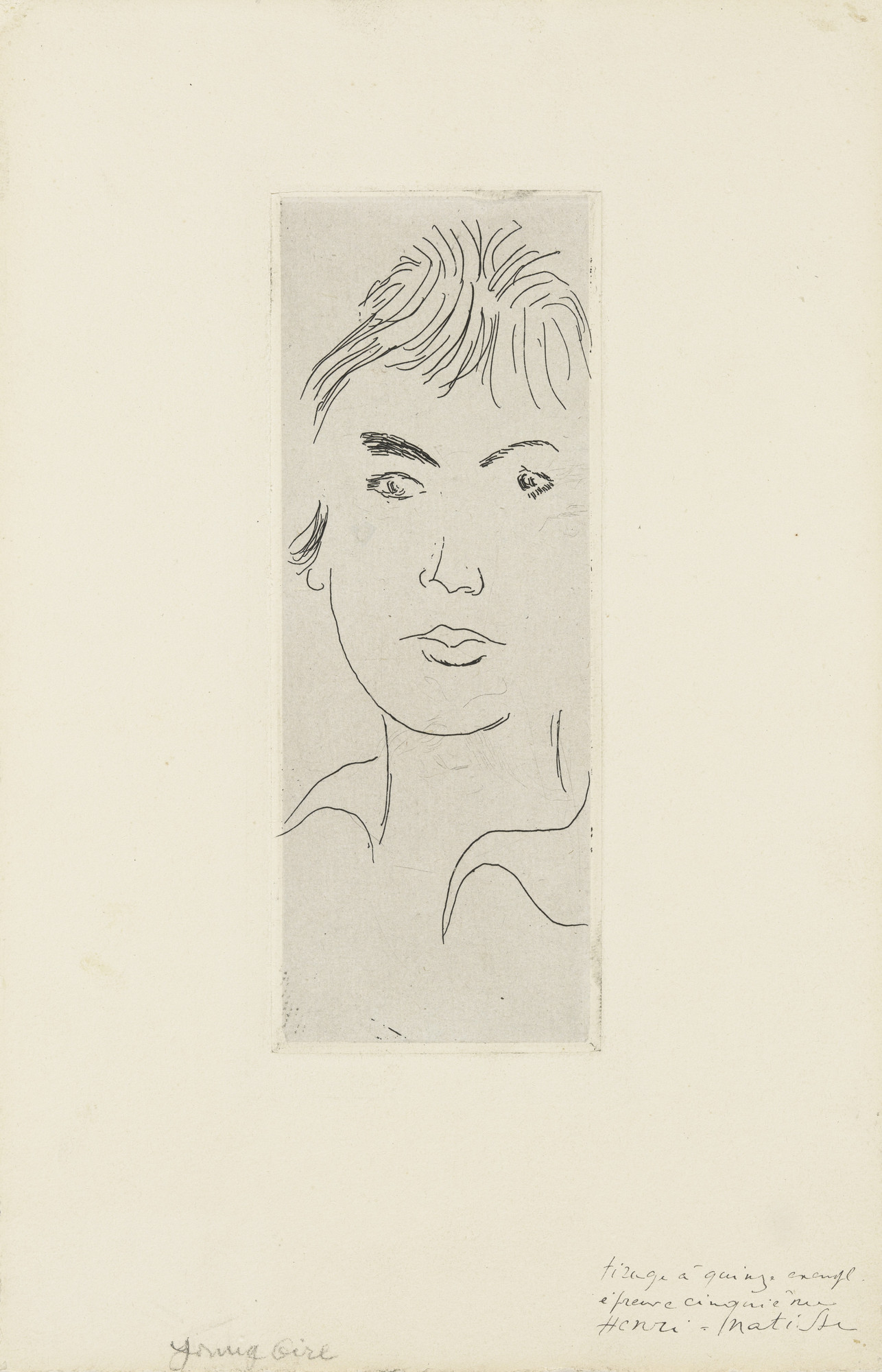 Henri Matisse. Madame Josette Gris