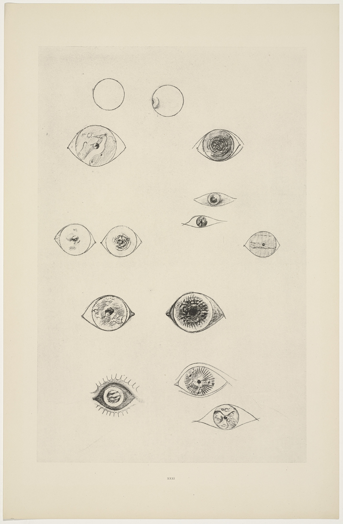 Max Ernst. Solar Currency-System (Système de monnaie solaire) from Natural History (Histoire naturelle)
