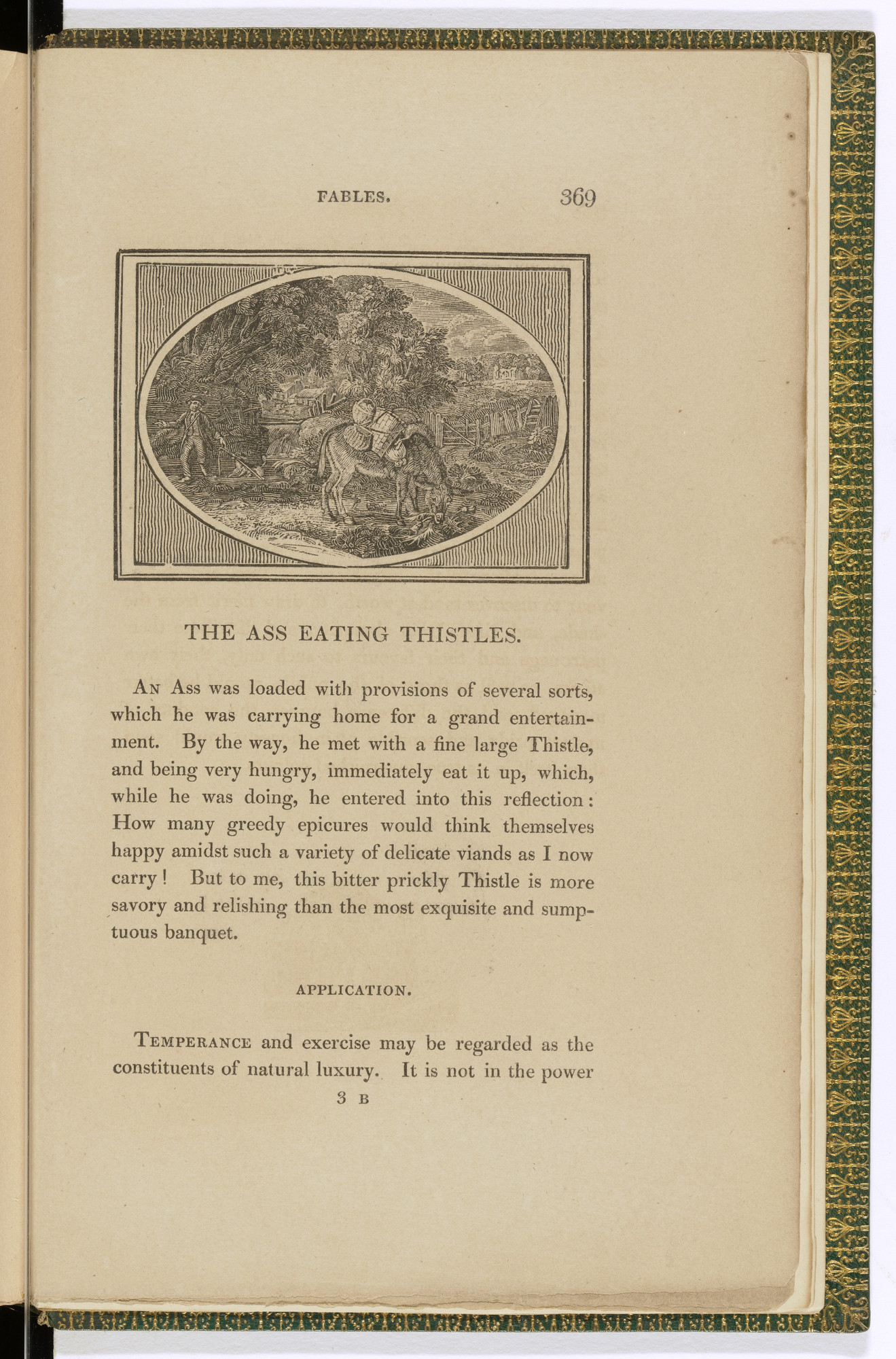Thomas Bewick. Headpiece (page 369) from The Fables of Aesop