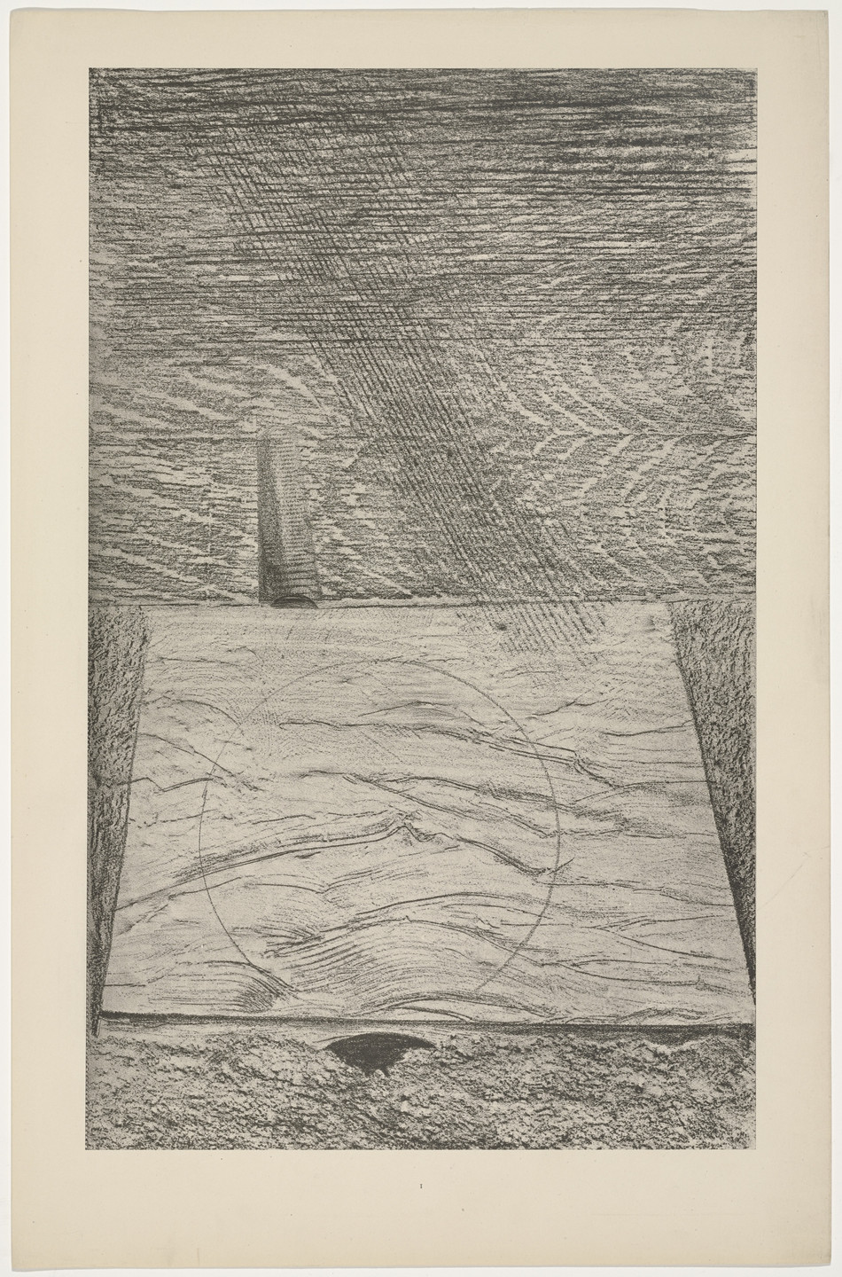 Max Ernst. The Sea and Rain (La Mer et la pluie) from Natural History (Histoire naturelle). c. 1925, published 1926