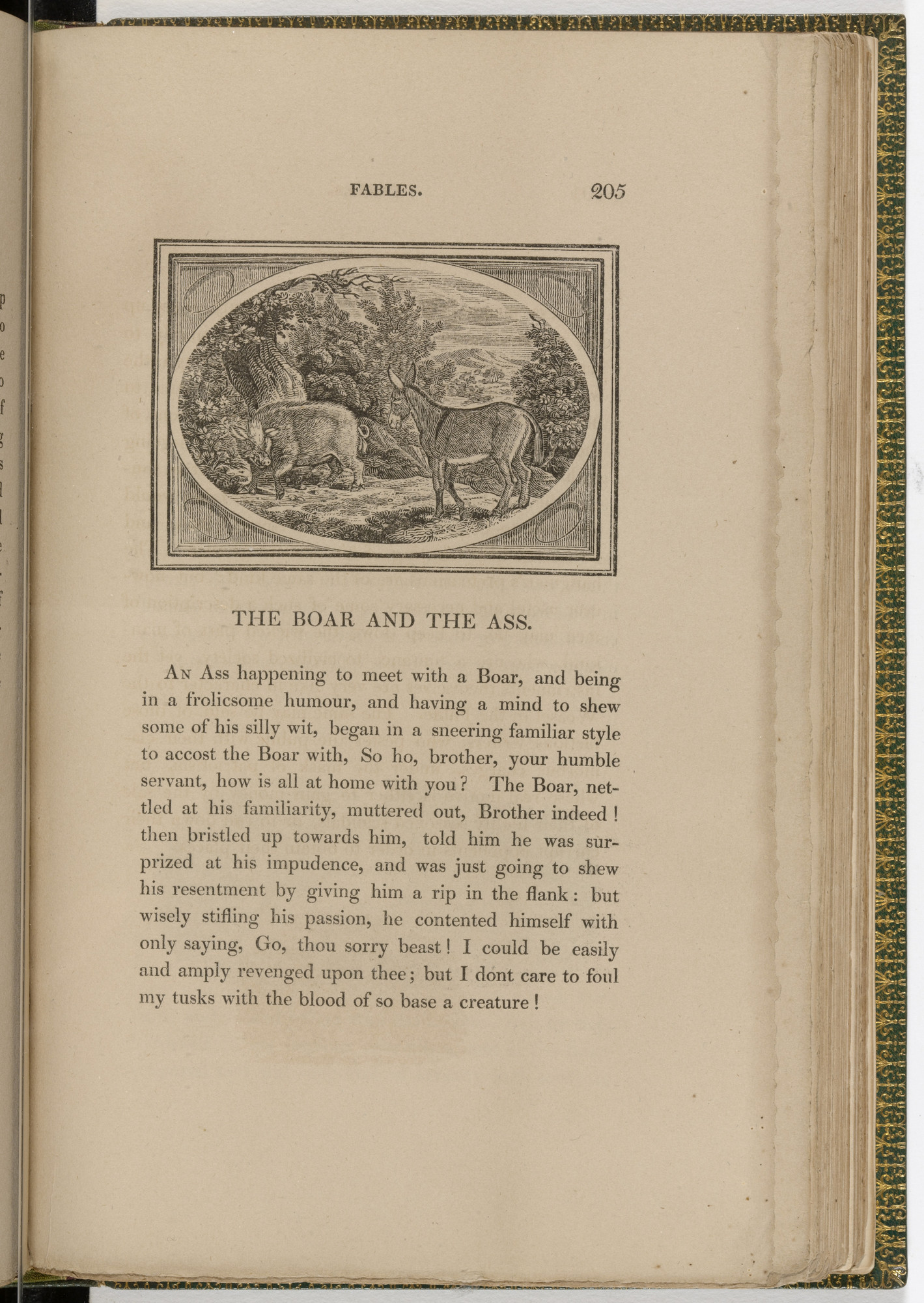 Thomas Bewick. Headpiece (page 205) from The Fables of Aesop
