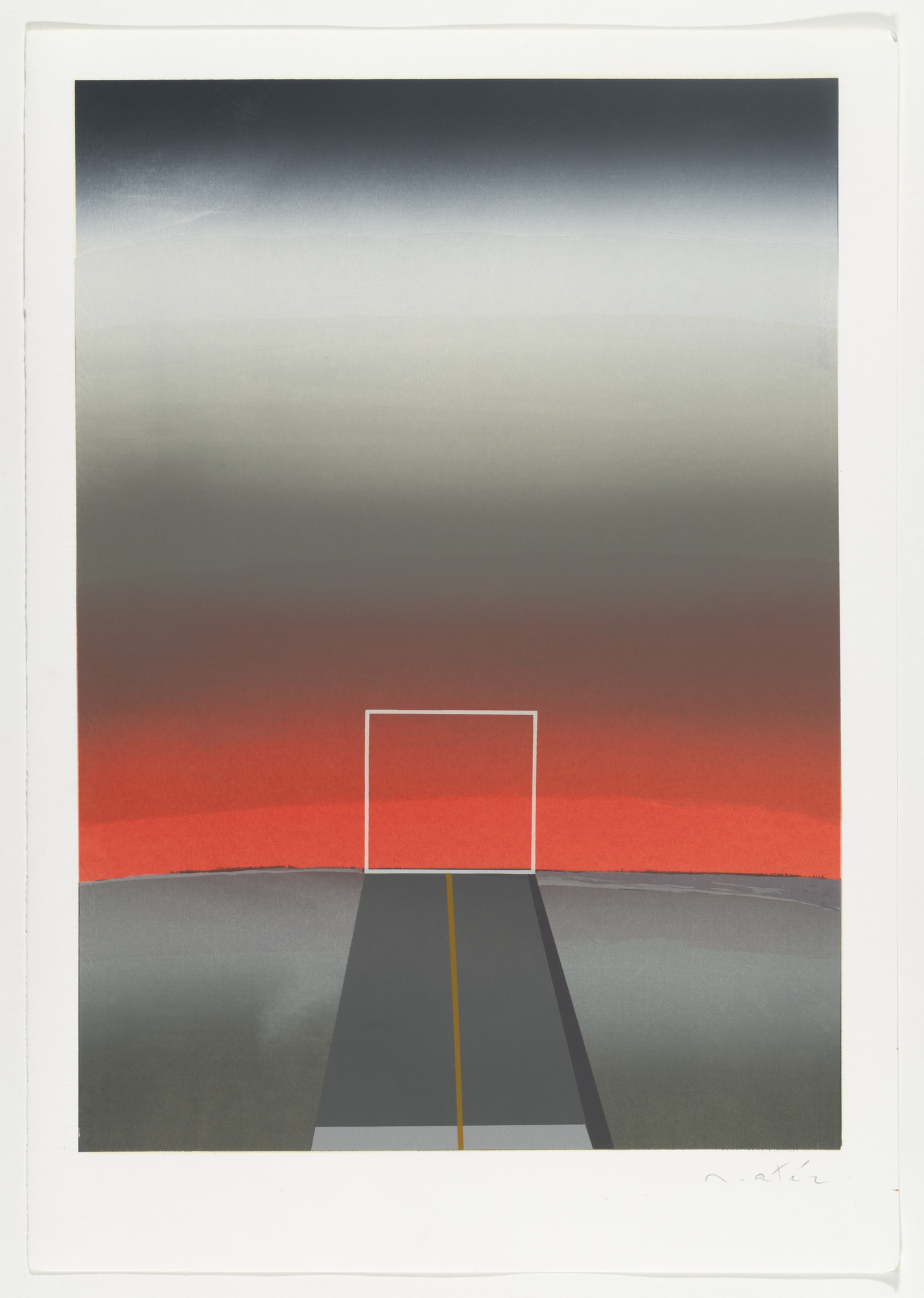 Nemesio Antúnez. Untitled (plate, folio 7) from Estadios y Cordilleras ( Stadiums and Mountain Ranges )