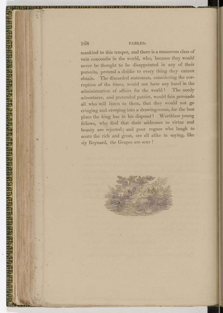 Tailpiece (page 168) from The Fables of Aesop